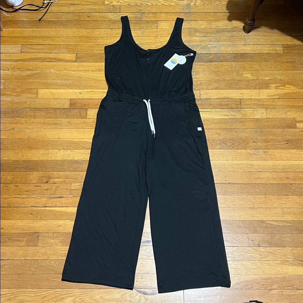 Vuori Women’s Falls Jumpsuit in Heathered Black, size XL - Picture 3 of 15